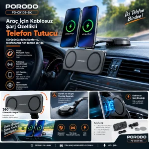 Magesafe Şarjlı Telefon Tutucu